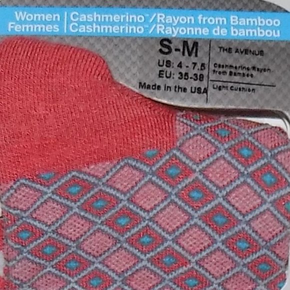 New Sockwell Cashmerino The Avenue Guava socks S/M - Picture 2 of 5